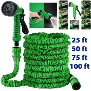 25-200FT Expanding Flexible Garden Water Hose With Spray Nozzle As Seen On Tv Expanding Magic Hose thumbnail-1