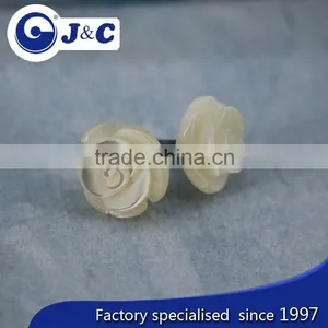 Nature Sea Shell Ear Studs, Pearl Ear Stud, Shell Brooch thumbnail-1