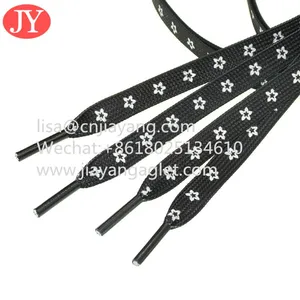 Hot Transfer Flat Shoelace Print Logo Sneaker Polyester Shoelace thumbnail-2