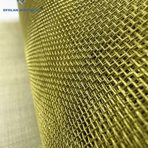 Industrial Grade Brass Wire Mesh Roll Wholesale Price thumbnail-2