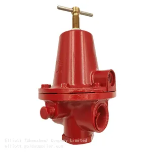 REGO 1588VN Pneumatic LPG Gas Burners Medium High Industrial Pressure DN25 250kg/h Vaporizing Furnace Regulator thumbnail-1
