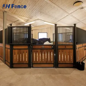 Horse Prefabricated Horse Box Equine Horse Stable Equipment Mobile Stall for Farm Outdoor thumbnail-1