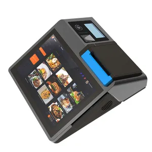 Dual Display POS Cash Register, 3GB+16GB Upgradable to 4GB+32GB, 4G WiFi BT GPS POS With Optional Cash Drawer for Beauty Store thumbnail-1