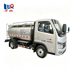 High Insulation Stainless Steel Milk Tanker For Long Distance Liquid Food Delivery thumbnail-1