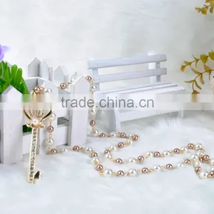 2016 Hot Sale New Fashion Simple Jewelry Women Gold Key Luxury Crown Necklace thumbnail-4