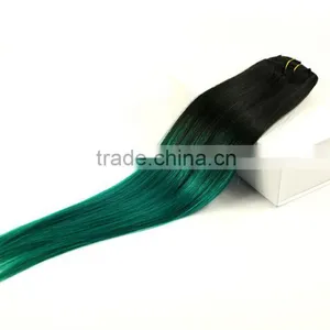Virgin Asian Ombre Bundles Two Tone Human Hair Weave thumbnail-2