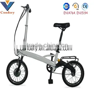 New Electric Folding Bike 16" 250W Li-battery thumbnail-1