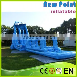 New Point 2015 Inflatable Slide With Pool And Long Walking Lane thumbnail-1