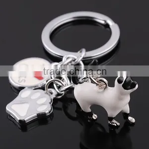 Wholesale Zinc Alloy Hand-drawn Gifts Patrol Cat Keychain thumbnail-1