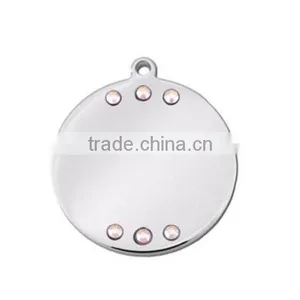 Cute Round Zinc Alloy Dog Tag for Wholesale thumbnail-1