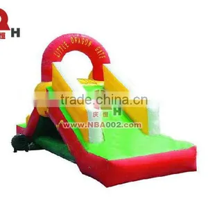 QHIS03 Children Commercial Inflatable Slide With Two Mini Archway thumbnail-1