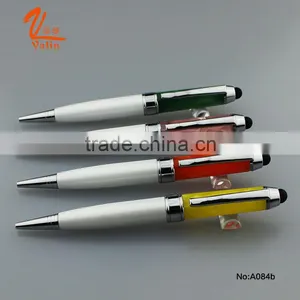 Innovative Design Colorful Acrylic Metal USB Ball Pen Supplier's Choice thumbnail-6