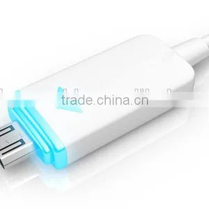 Glow in Dark Visible Colorful USB Data Charging Cable With LED thumbnail-1
