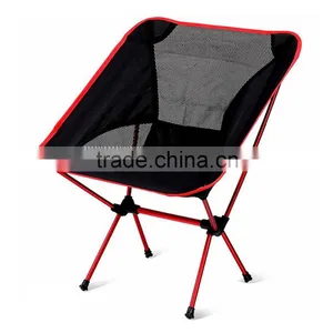Folding Fishing Chair Yellow Red Blue Cheap Outdoor Adult Folding Half Moon Chair thumbnail-3