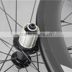 ICAN Clincher Road Bike Wheels R13hubs Carbon Fiber Road Bike Wheels W56C thumbnail-6