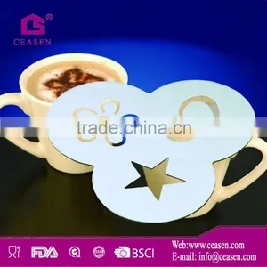 Stainless Steel Stencil of Cappuccino thumbnail-1