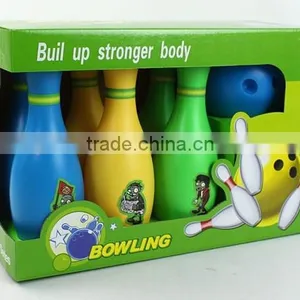 Smile Face 25cm Bowling Indoor Toy for Kids With 6 Bottles and 1 Ball thumbnail-3