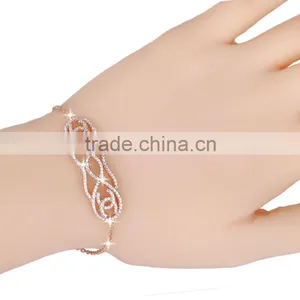 CYW Fashion Sterling Silver Jewelry Gold Bracelet for Wholesale Lot thumbnail-1