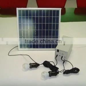 Hot Sale 5W Solar System for Home Lighting and Mobile Phone thumbnail-1