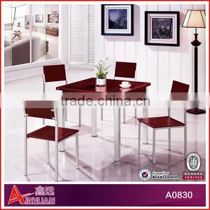 B0828 Dining Room Furniture / Square Dining Table With 4 Chairs / New Classic Wooden Dining Room Set thumbnail-3