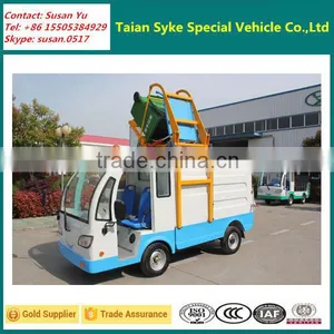 5.5kw Motor Small Size Electric Garbage Collecting Truck Made in China thumbnail-4
