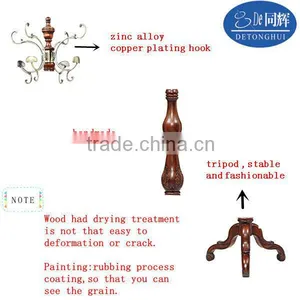New Living Room Furniture Wooden Garment Hanger Stand (S-13#) thumbnail-2