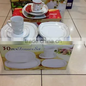 30pcs Square Dinner Set for Chile ,30pcs Round Dinner Set for Peru, thumbnail-1