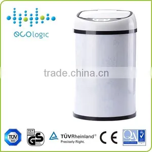 12L Abs Waste Bins, Easy to Set up Plastic Indoor Trash Cans thumbnail-1