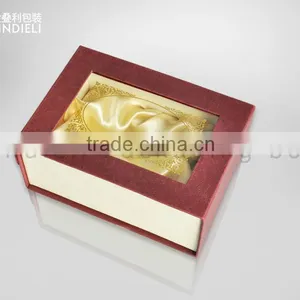 Custom Display Jewellery Gift Packaging Box With Clear Lid thumbnail-1