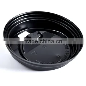 High Quality 8oz Black Plastic Lids With Button for Coffee Cups thumbnail-6