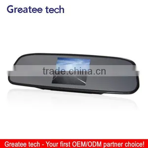 3.5 Inch Car Rear View Mirror Monitor for Reverse Camera System thumbnail-1