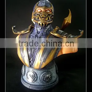 Film Mortal Kunbat Cahracter Scorpan Resin Bust/ Statue thumbnail-1