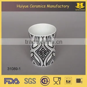 Ceramic Bathroom Cup, Mouthwash Cup, Bathroom Accessory Cup thumbnail-1