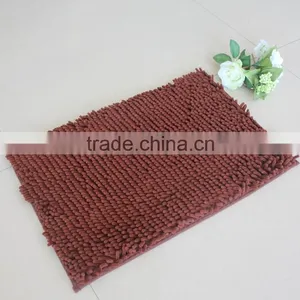 Long Pile High Quality Chenille Floor Mat With Anti-slip Base thumbnail-5