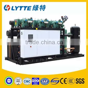 JZBLGS Industrial Cooling Pump Bizter Midlle Temperature Screw Refrigeration Compressor Racks Air Cooled Condensing Unit thumbnail-1