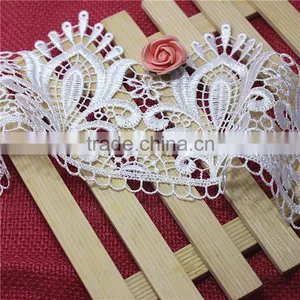 11cm Embroidery Flower Lace Trim,Lace Trim For Curtain Decoration thumbnail-4