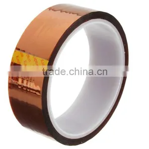 3D Printer Prusa i3 Polyimide Adhesive Insulation Tape 1cm x 30m High Temperature Heat Resistant Anti-Static Abrasion Resistance thumbnail-3