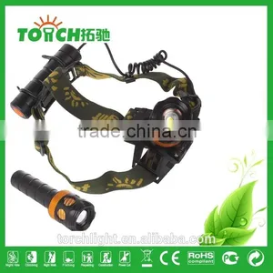 Multifunction Headlamp Focusing Zoomable Super Bright Headlights T6 Aluminum Alloy Flashlight Outdoor Night Riding/Hunting thumbnail-2
