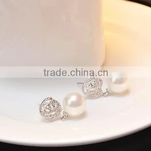 2015 New Design Fashion Pendant Crystal Zircon Earring For Women Wholesale thumbnail-4