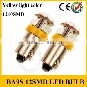 SMD 5050 Auto Lamp Ba9s Led Bulb Y/b/r Colors 1210 /3528 Smd thumbnail-1
