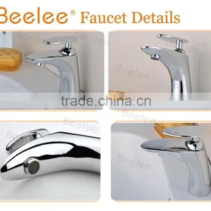 Chrome Single Handle Basin Faucets Tap for Bathroom thumbnail-4