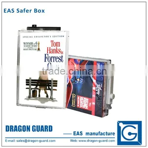 High Quality Security Eas cd Safer Transparent Plastic Am/rf Double Dvd Safer, cd Dvd Anti Theft Safer, Double Dvd Safer thumbnail-2