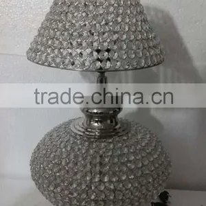 Aluminium Crystal Shade Lamp thumbnail-1