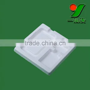 Designer and Manufacturer of Customized Wet Pressing Molded Pulp Packaging Inserts by Sugarcane Bagasse thumbnail-1