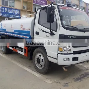 FOTON Best-selling 8000L Water Bowser Truck for Sale thumbnail-1