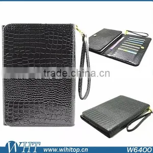 Protective Case for 8" Android Tablet, Crocodile Pattern Flip Wallet PC+PU Leather 8 Inch Universal Tablet Leather Case thumbnail-2