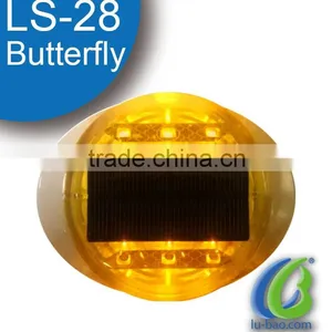 LS-28 Solar Road Stud/solar Road Stud Flashing Light/led Solar Cat Eyes Road Stud thumbnail-3