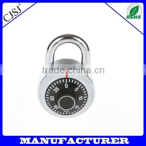 2016 Hot Sale Nice Design Zinc Alloy Round Padlock Combination Lock Quality Choice thumbnail-3