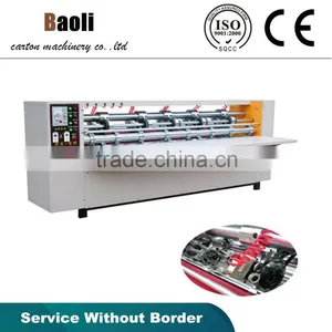 Manual Operate Import & Export Carton Box Forming Manufacture Corrugated Cardboard Thin Knife Slitting the Edge Machine thumbnail-1