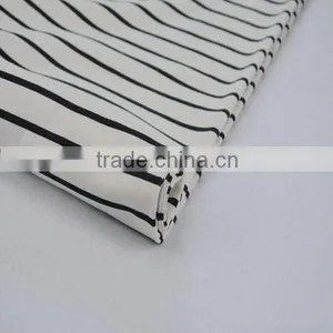 Jiufan Textile Stripe Printed Spun Polyester Spandex Single Jersey Knit Roma Fabric thumbnail-2